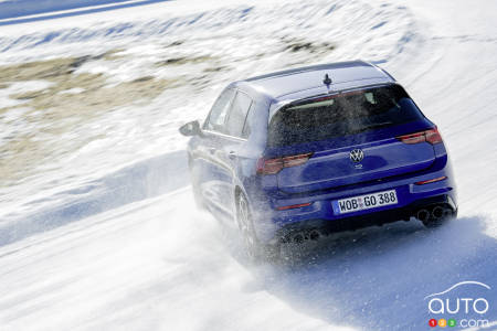 Volkswagen Golf R 2022 (version européenne), arrière